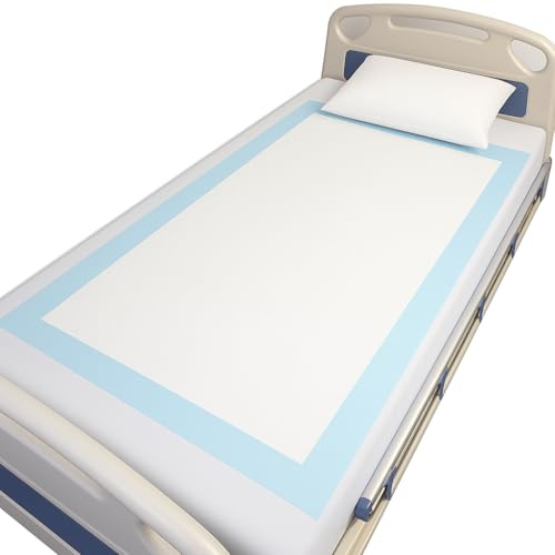 Pack of 10 XL 150 x 80 cm Incontinence Bed Pad Strong | Absorbent Full Size Bed Mattress Protector | Bed Wetting Protect/Training Adults or Children Protection & Elderly Living Aid
