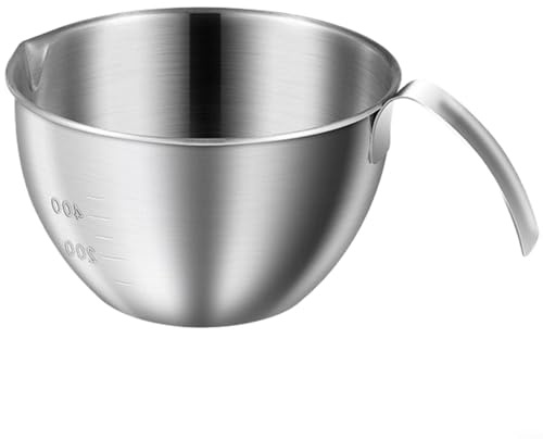 Puupaa Juego de colador y cuenco de acero inoxidable con malla para un drenaje rápido, lavado de arroz y enjuague de verduras, apto para lavavajillas, 14,5 x 8,5 cm (plata 2)