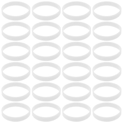 Hohopeti 100 Pezzi Braccialetti Luminosi in Silicone Fosforescente per Braccialetti per Feste e Corsa Notturna e Flessibili da Polso Accessori Fluorescenti per Eventi e Regali