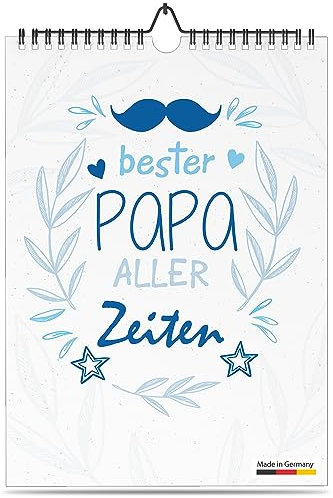 OfficeTree Bastelkalender 2025 A4 - Kalender 2025 selber gestalten - Kalender ohne Jahreszahl - Immerwährender Fotokalender 2025 zum Selbstgestalten - Kalender basteln Bastelkalender A4 immerwährend