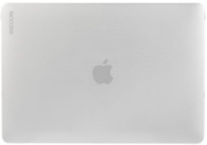Incase Hardshell Hartschalen Hülle für Apple MacBook Pro 13,3 (Mid 2020, M1-Late 2020) - transparent [3D Dot-Design I Lüftungsschlitzaussparungen I Leicht & dünn] - INMB200629-CLR