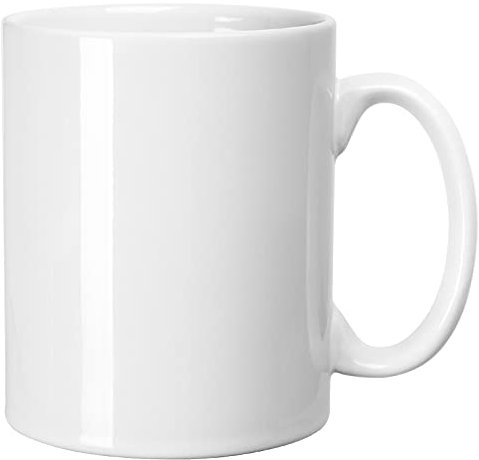 SHOWFULL 650ml Große tasse, glatte Keramik- Kaffeetassen, große Kapazität und Griff, für Büro, Zuhause, Weiß