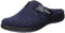 Rohde Damen Pantoffel Hausschuh Wechselfußbett Softfilz Bari 6549, Größe:39 EU, Farbe:Blau