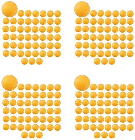 IGUATU Lot de 200 balles de ping-pong de qualité supérieure - Balles d'entraînement avancées durables couture - Orange