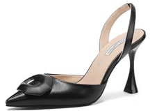 QUEEN HELENA Décolleté con Tacco Alto Scarpe Eleganti a Punta Chiusa Donna K3369 (Nero, Sistema Taglie Calzature EU, Adulto, Donna, Numero, Media, 37)