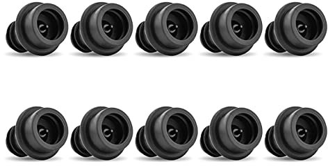 10 tapones de silicona sellados para vino, tapón de champán, tapón de botella de vino al vacío, tapón de botella para vino, bebidas, tapones de ahorro de vino con fuerte succión