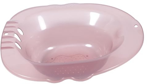 SEWOART Dubbel Öronpulvervårdskruka Toalett Sitz Bath Handfat Sitz Bath Handfat För Toalett Hem Sitz Bath Handfat Bärbar Bidé För Resor Gästbadrum Essentials Badkar Sitz Bath Sitz Badkar