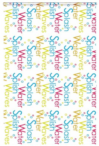 Decor-tendaggi per finestre, tende e paralumi, tenda a rullo per doccia con cassetta 160 x 240 cm, larghezza tessuto 156 cm