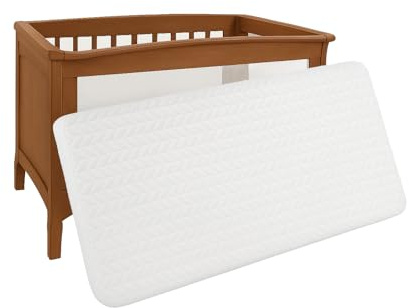 Sapphire Collection Anti-Bacterial Baby Junior,Toddler Cot, Cot Bed Foam Mattress with Breathable Zip Cover (87X46X5cm)