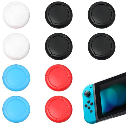 Lot de 5 paires de capuchons de rechange en silicone antidérapants pour manette de jeu Nintendo Switch/Lite/OLED - Protection et confort