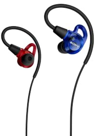 Sony IER-M500 Auriculares IEM Hi-Res con Aislamiento de Ruido Rojo/Azul
