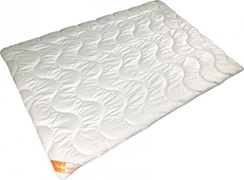 4-Jahreszeiten-Steppbett Garanta 'Hallo Wach' - 4 Jahreszeiten Microfaser Steppbett für das ganze Jahr - Bettdecke Größe 135 x 200 cm - Waschbar bis 60°C - Trocknergeeignet - Pflegeleichte Mikrofaser - 350/700g Füllung