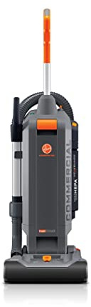 Hoover HushTone Commercial Vacuum Cleaner, 13 Inch, Bagged Upright Vac