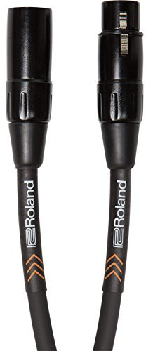 ROLAND Black Series Balanced Microphone Cable, 15 Ft./4.5 M - Rmc-B15