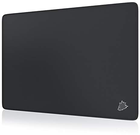 TITANWOLF - Tapis de Souris Gaming 350 x 250 mm - Mousemat mouspad 35 x 25 cm – sous-Main Bureau Gamer en Tissu - Haute précision et Vitesse - pour Souris et Clavier Roccat Razer Logitech