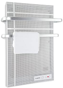 KLARSTEIN Hot Spot Wave 2020 Edition - Panneau Chauffant Infrarouge, Chauffage Mural Plat, Convient aux pièces d'eau, 51x80 cm, 20 m², 1000 W, Thermostat, Norme IP24, Blanc