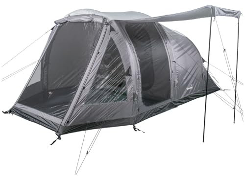 Skandika aufblasbares Zelt Folldal Air-Rise für 4 Personen | Luftzelt mit eingenähtem Zeltboden, wasserdicht, Moskitonetz, 5000 mm Wassersäule, inkl. Pumpe | Camping Zelt, Tunnelzelt, Air Tent