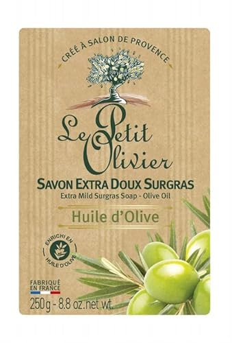 LE PETIT OLIVIER - Savon Extra Doux Huile D'Olive 250G - le Lot De 4