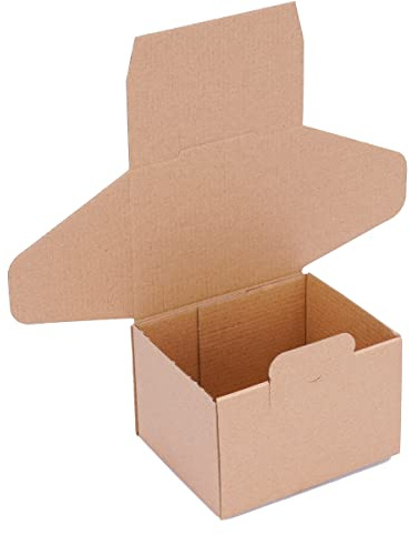 förpackning vikbara lådor 120 x 100 x 80 mm brun (yttermått 125 x 105 x 85 mm) WP 10 fraktkartong DHL kartong Hermes DPD GLS förpackning (500 stycken)