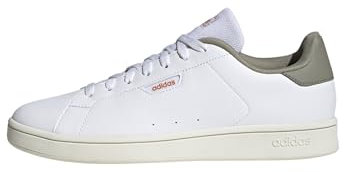 adidas Herren URBAN Court Shoes Schuhe, FTWR White/Silver Pebble/Focus orange, 46 EU