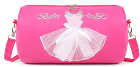 Borsa da danza carina per ragazze, borsa sportiva, borsetta, borsa a tracolla, borsa da ginnastica per ballerina, per ragazze danzatrici