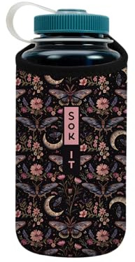 Sok It BotlSok Water Bottle Sleeve Insulated Neoprene Cover (Into the Night, Fits 32oz Nalgene)