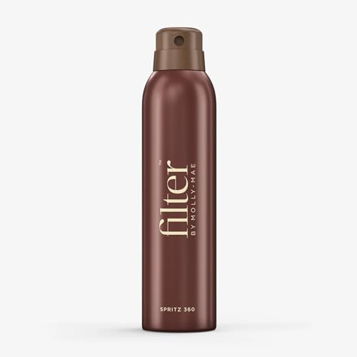 Filter by Molly-Mae Spritz 360 Tanning Mist for Face & Body 150ml | Ultra Fine Self Tan Mist with 360° Spray | Hydrating Gradual Tan & Natural Glow | Vegan & Cruelty Free