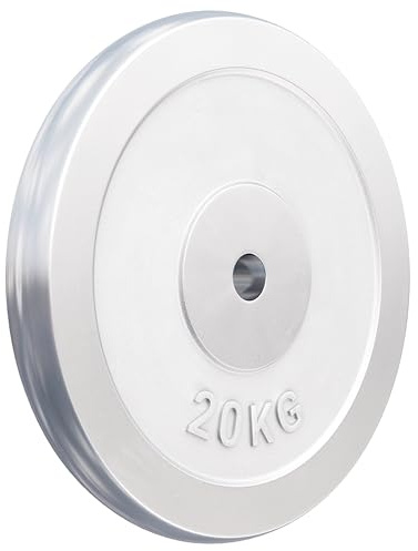 GORILLA SPORTS® Viktskivor - Enkel/Set, 1,25 kg, 2 kg, 2,5 kg, 5 kg, 10 kg, 15 kg, 20 kg, 25 kg, 27,5 kg, 30 kg Vikter, 30/31 mm hål, gjorda av viktskivor i krom
