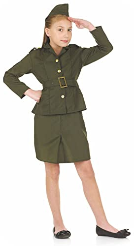Fun Shack Deguisement Militaire Fille, Costume Soldat Halloween Fille, S