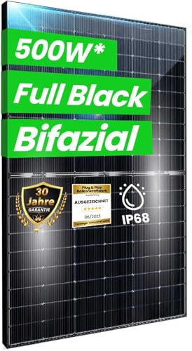 CamperGold® 2x 500 Watt Glas-Glas Photovoltaik Bifazial Solarpanel