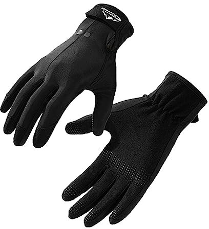 ZUREGO Neoprenanzug-Handschuhe, Anti-Rutsch-Tauchhandschuh, Thermo-Segelhandschuhe, wasserdichte Schwimmhandschuhe mit verstellbarem Riemen, für Herren und Damen, zum Segeln, Surfen & Schnorcheln (2