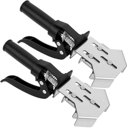 90 Degree Right Angle Clamp, 2PCS Corner Clamps for Woodwork, Single Handle Aluminium Alloy Clamp, Photo Framing Tools, Woodworking Clamps for DIY Woodworking Welding