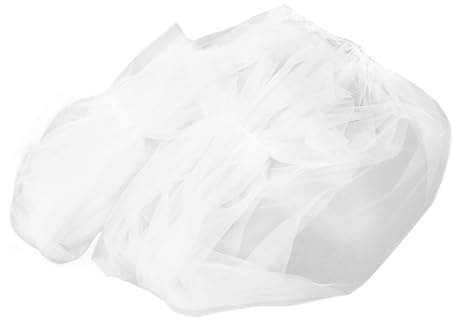 DEARMAMY Removable Puff Sleeves Bröllovshandskar i Mesh med Elegant Spetsdesign och Bekväma Brudaccessoarer för Bröllop Fester och Tillfällen