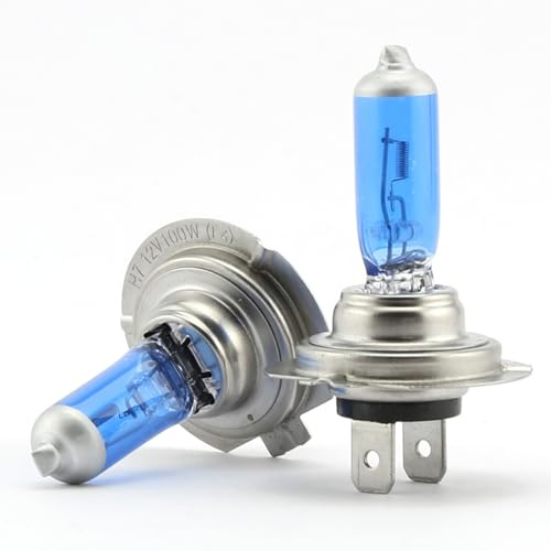 Krtopo H7 100W Auto Lampe Xenon Gas Halogen Lampe 12V Super Hell Nebelscheinwerfer Xenon HID Birne Weiß