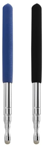 BLPRKOT 2 Piezas Punteros Telescópicos para Maestros, Maestros Palo Extensible Puntero Retráctil, Mini Puntero Retráctil para Profesores para Maestros Aula Ayudas（Con función de pantalla táctil）