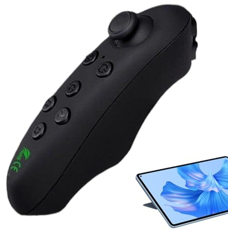 gifyym - Lúetooth Game Controller - Universal Wireless Remote Control for 3D Glasses | Compatible with - and iOS Smartphones, Ergonomic Design for Immersive Gameplay and Video Control