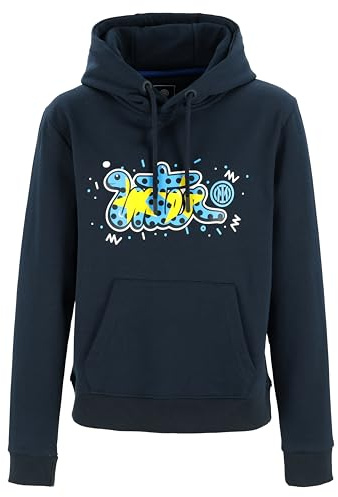 Inter - Felpa con Cappuccio Baby Snake, Felpa da Bambino, Prodotto Ufficiale 8/9 Anni