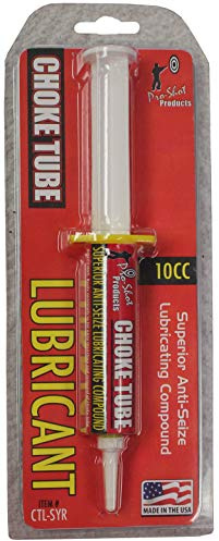 Pro-Shot 10cc Syringe Choke Tube & Suppressor Thread Lube: Anti-Seize Gun Cleaning Grease Gun Oil for Shotguns, Gunsmithing Tools and Gun Cleaner Use, Heat Resistant Grease Tube Made in USA