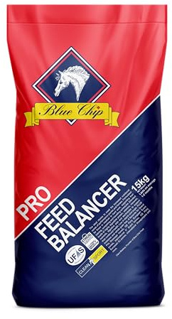 Blue Chip Pro Feed Balancer 15kg - Complete and balanced horse feed for competition horses, elevated vitamins and minerals plus pre and probiotics, low starch/sugar and molasses FREE!