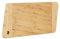Relaxdays Schneidebrett aus Bambus, eckiges Hackbrett mit Loch, massives Holzbrett zum Servieren, HxBxT 2x38x18cm, natur