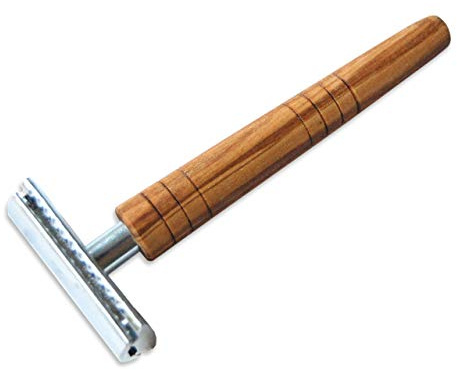 D.O.M. Rasierhobel -KLASSIK- mit Griff aus Olivenholz (Mit GriffMakalu)