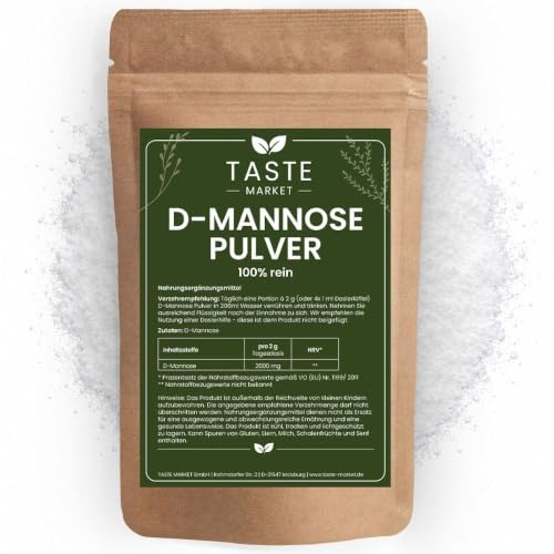 D-Mannose Pulver 10 kg | 100% natürliches Mannose Pulver ohne Zusätze | Vegan