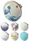 arteneur® - Pop Up Waschbeckenstöpsel mit Motiv Japan Welle | Abflusssieb | Doppel Dichtung | Universal Abflussstöpsel 34mm – 41mm | Pop Up Ventil Waschbecken Stöpsel