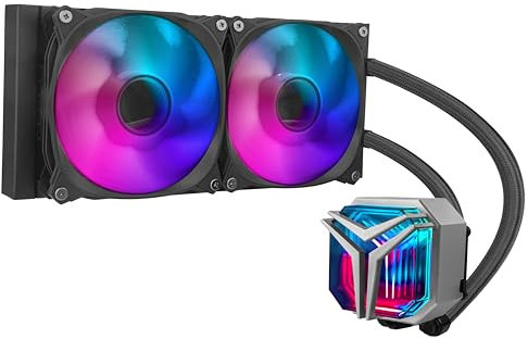 Yeyian Avance Infinity 240 AIO Refrigeración Líquida 240mm para CPU con 2 Ventiladores 120mm, Silenciosa y de Alto Rendimiento para PC