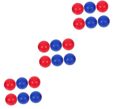 IMIKEYA 3 Sätze Ball Strandbälle Masse Beachtennis Paddeln Pool-wasserbälle Wasserball Blau Für Den Strand Aufblasbarer Strand Flummi Pu 6 Stücke * 3