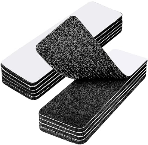 10 Pezzi Feltro Adesivo Forte, 3 x 10cm Adesivi Biadesivo Extra Forte | Rettangolo StretchAdesivo per Pessuto,per foto e artigianato,Casa,Ufficio