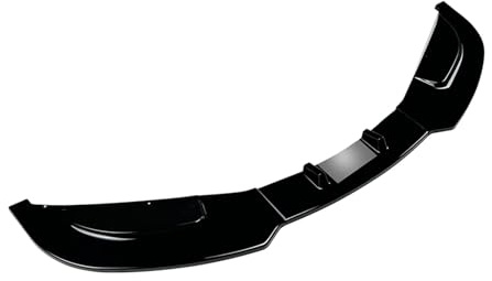Alette Spoiler per Auto Per BMW Serie 3 E92 E93 2006 2007 2008 2009 2010 2011 2012 2013 Spoiler Anteriore Versione Inferiore Con Base A Lama Splitter(Glossy Black)