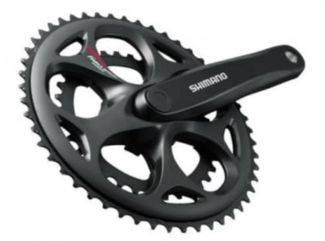SHIMANO A070 Chain Set - Black, 50/34 Teeth