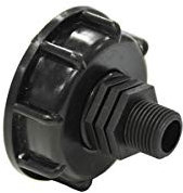 Raccord S60x6 avec embout male fileté 1/2 - 15x21