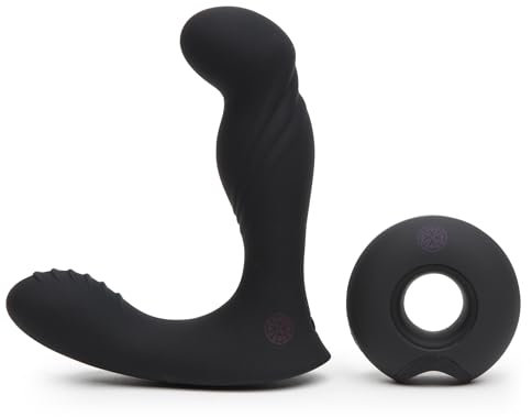 Lovehoney Mantric Rechargeable Remote Control Prostate Vibrator for Adults, Men and Couples - Gifts for Men - Silicone - Waterproof - Black
